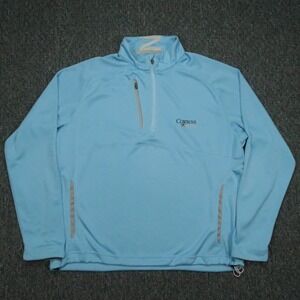 Zero Restriction Pullover Mens Large Blue Tour Series Half Zip Cowboys Golf Z500